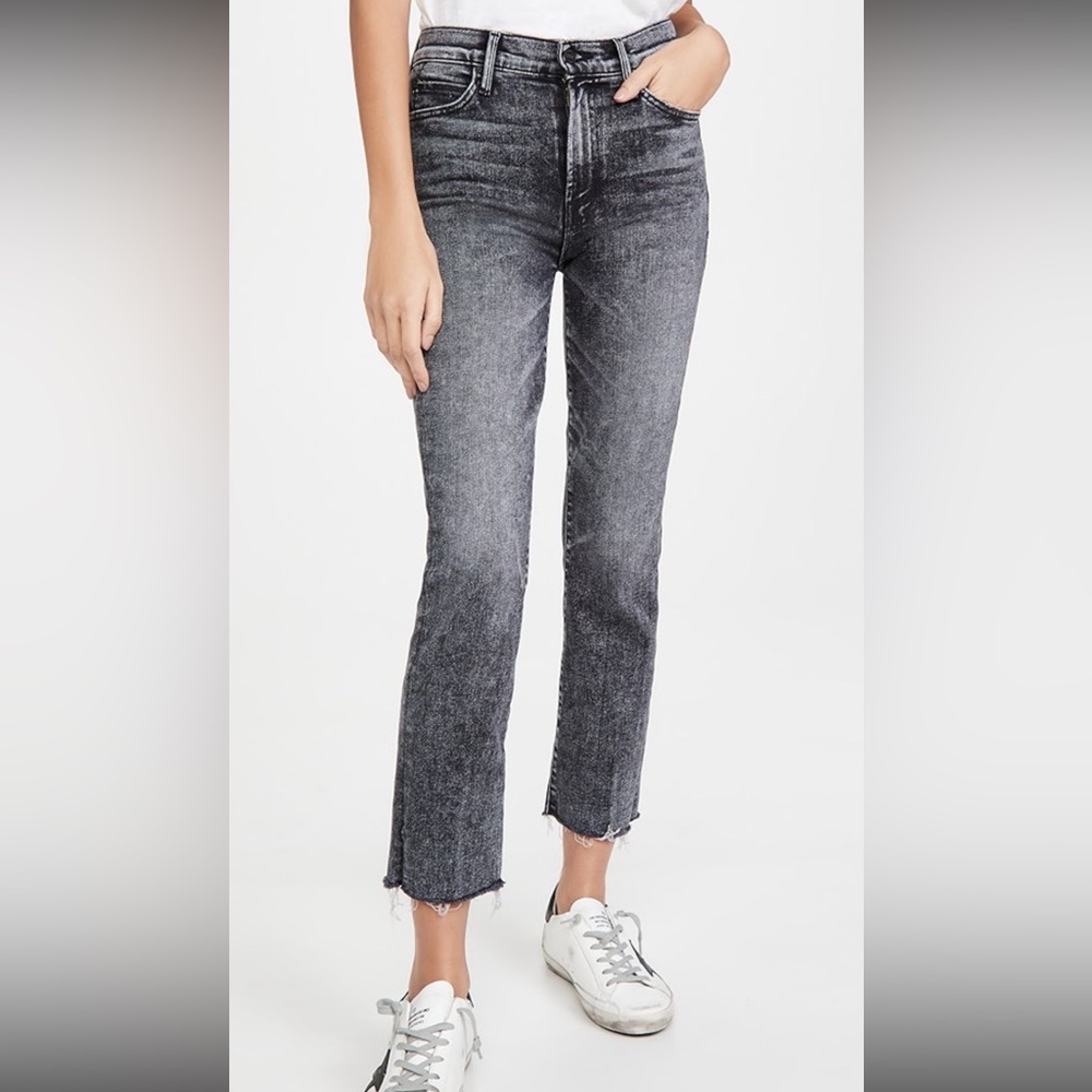 MOTHER High-Waisted Rascal Ankle Snippet Jeans, size 26